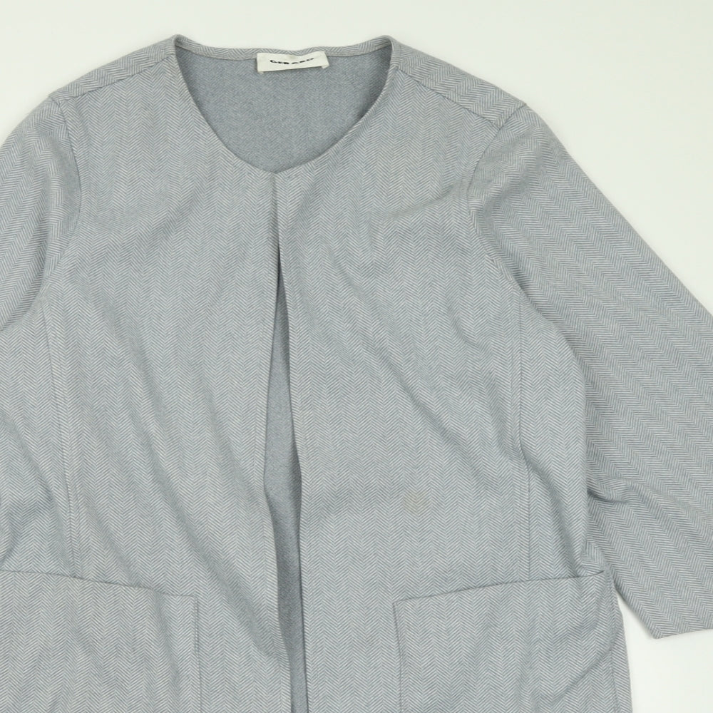 Gerard Womens Grey Crew Neck  Polyester Cardigan Jumper Size 12