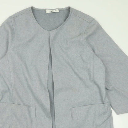 Gerard Womens Grey Crew Neck  Polyester Cardigan Jumper Size 12