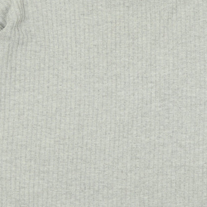 Primark Womens Grey Crew Neck  Polyester Pullover Jumper Size S