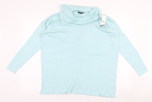 Womens UK Size S Bonmarche Blue Pullover Jumper