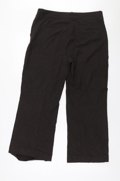 Womens UK Size 14 Per Una Regular Fit  Brown Trousers