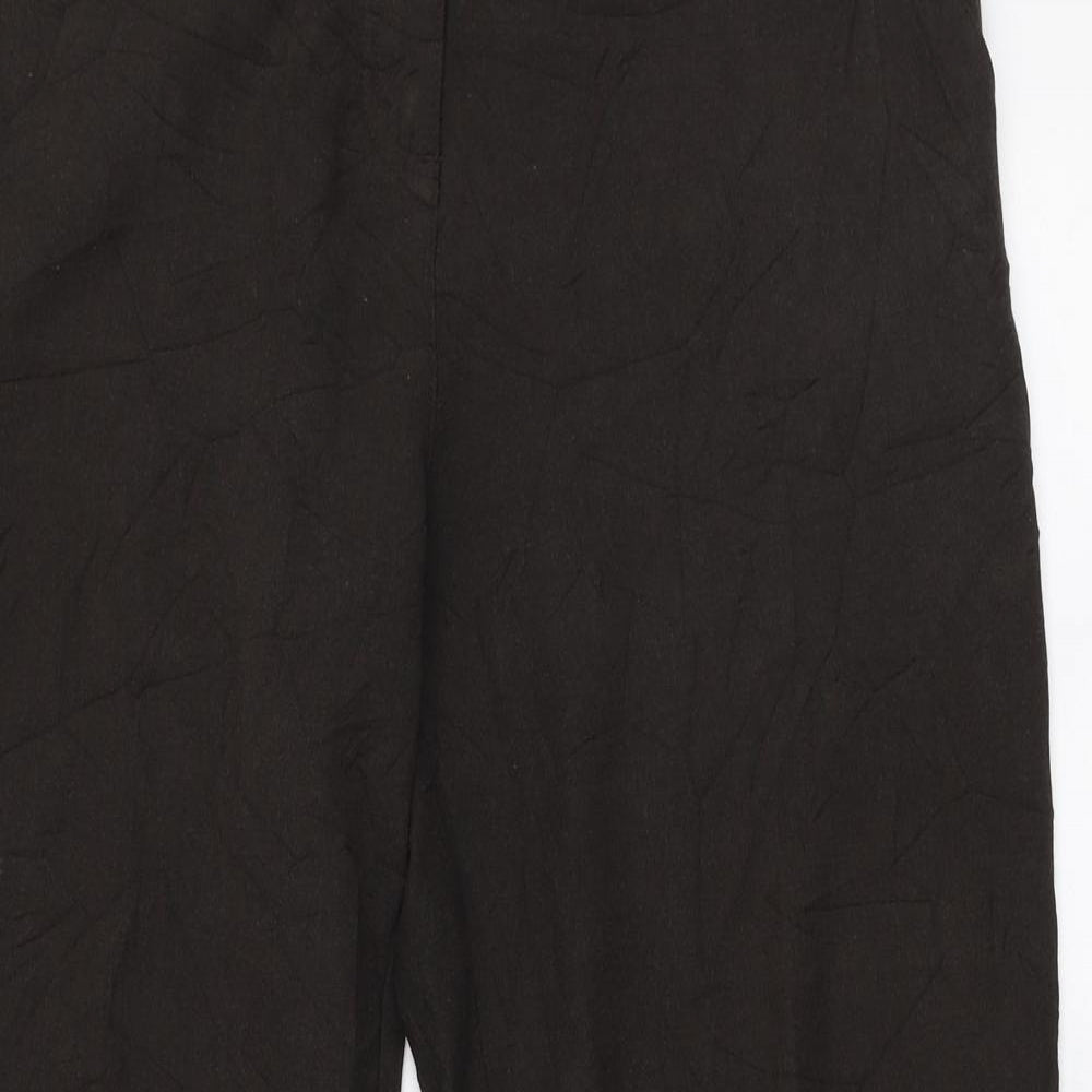 Womens UK Size 14 Per Una Regular Fit  Brown Trousers