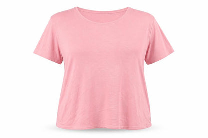 Womens UK Size 2XL Charmell Pink Basic Blouse