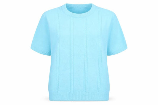 Womens UK Size M Envy Blue Pullover Jumper