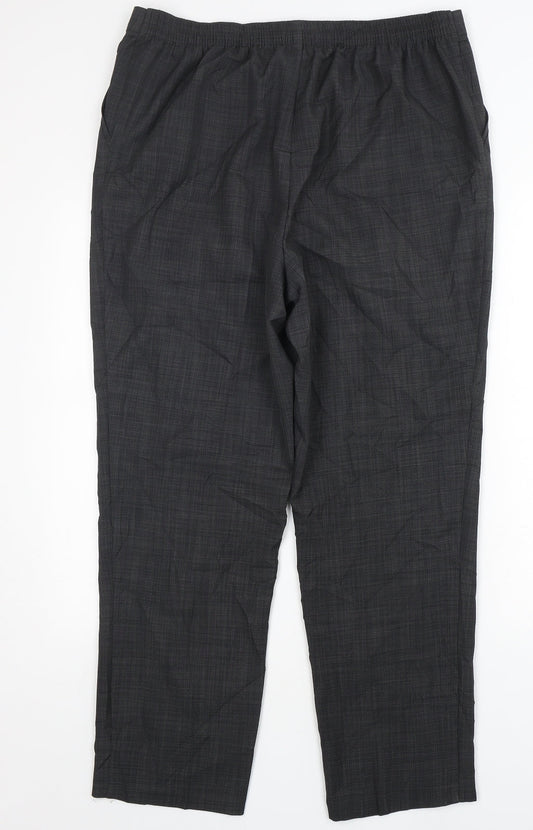 Womens UK Size 16 Marks and Spencer Regular Fit  Grey Trousers