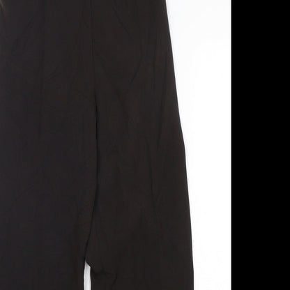 Preworn Mens Black  Polyester Trousers  Size 16 L29 in Regular