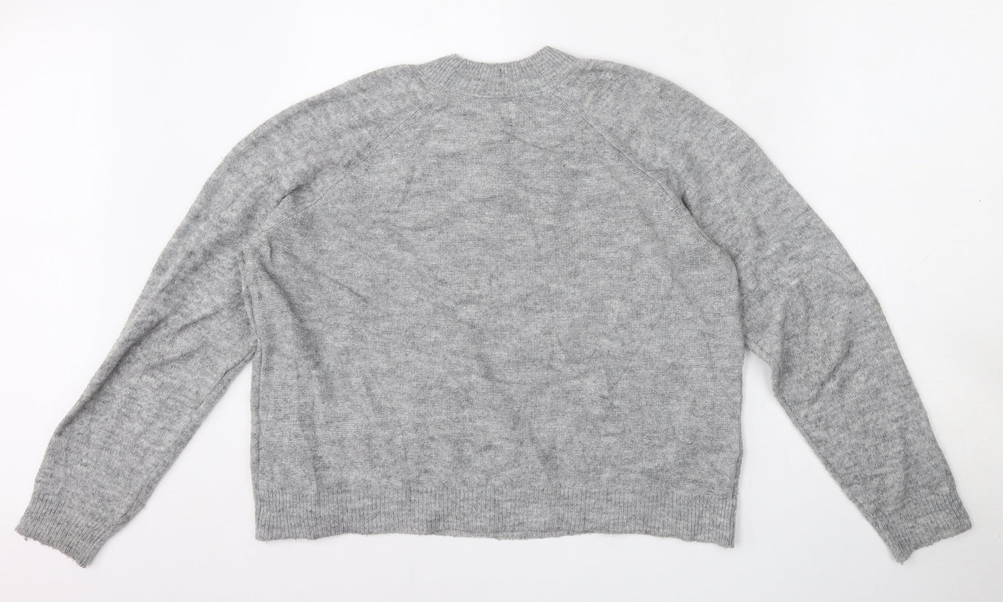 Womens UK Size 10 ASOS Grey Pullover Jumper
