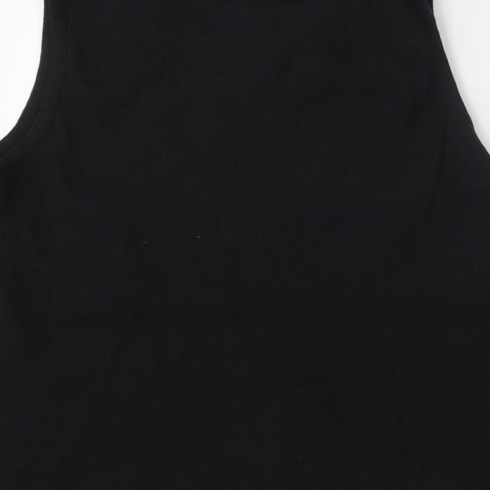 Womens UK Size XL Anonymous Black Vest Jumper