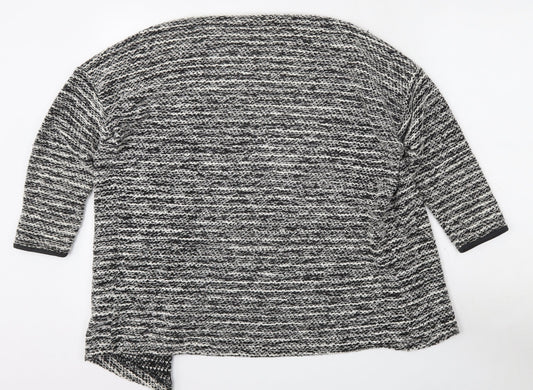 Divided by H&M Womens Multicoloured V-Neck  Polyester Cardigan Jumper Size S