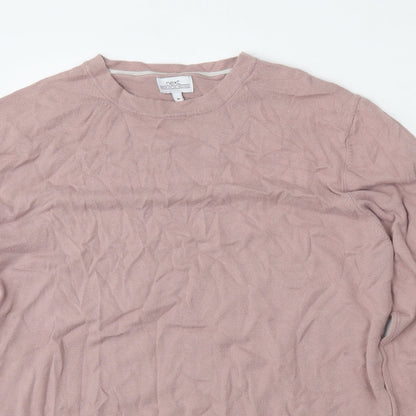 Womens UK Size M NEXT Pink Pullover Jumper
