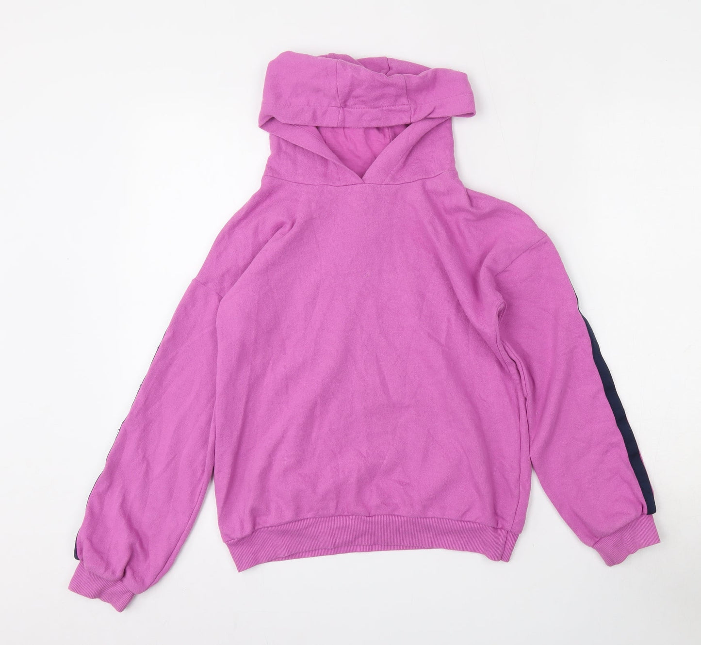 TU Girls Pink  Cotton Pullover Hoodie Size 11 Years