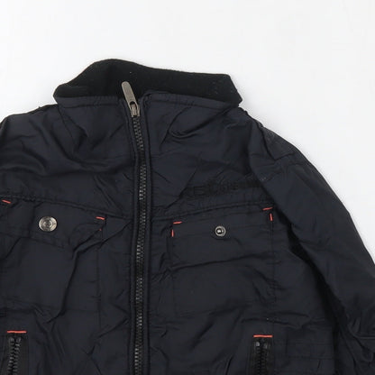 RBL Boys Black   Jacket  Size 3-4 Years  Zip