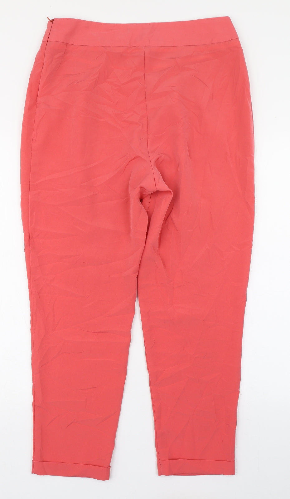 Aphorism Womens Pink  Polyester Carrot Trousers Size M L26 in Regular Zip