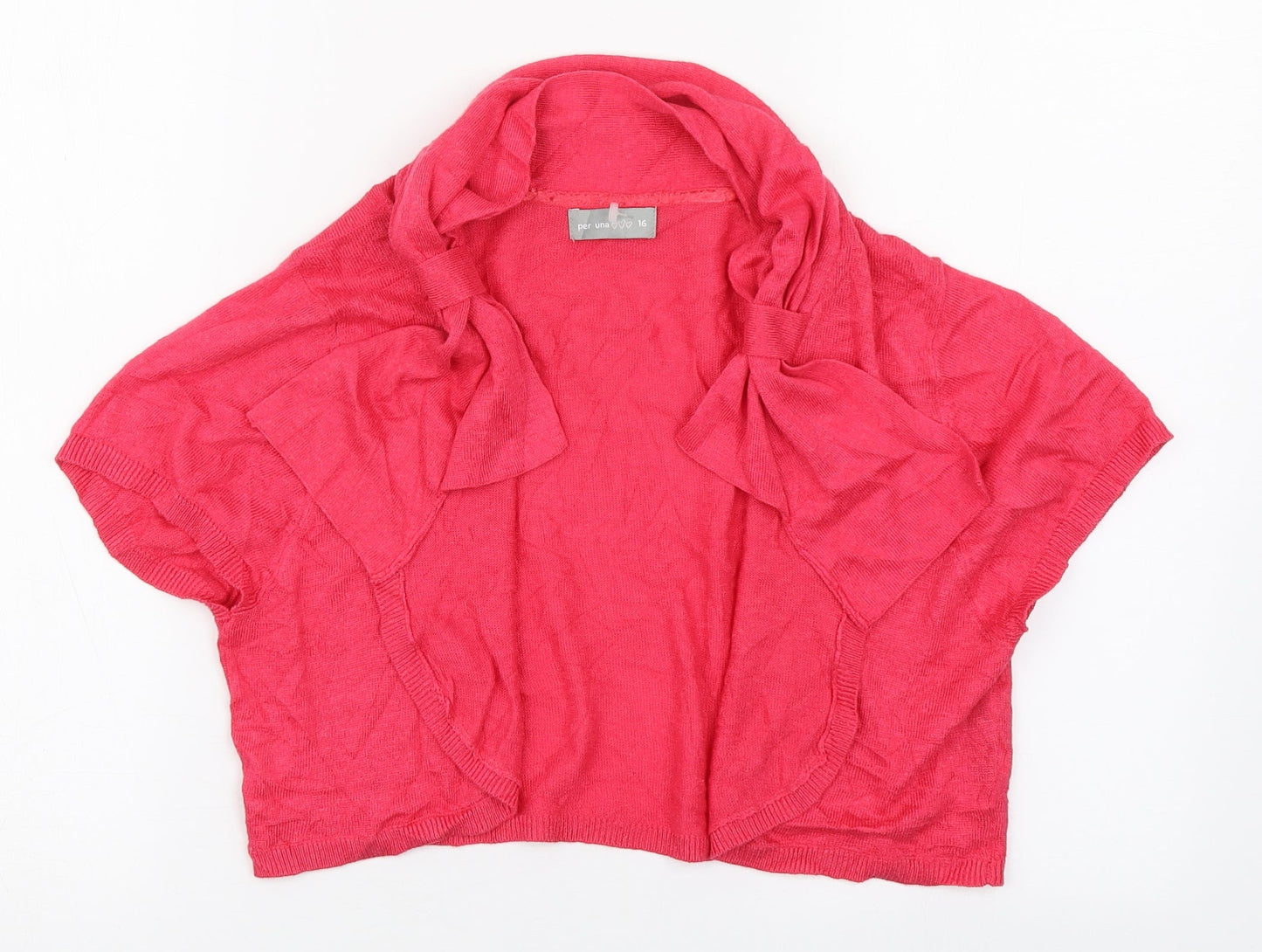 Womens UK Size 16 Per Una Pink Cardigan Jumper