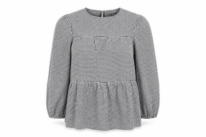 Womens UK Size 8 Primark Grey Basic Blouse
