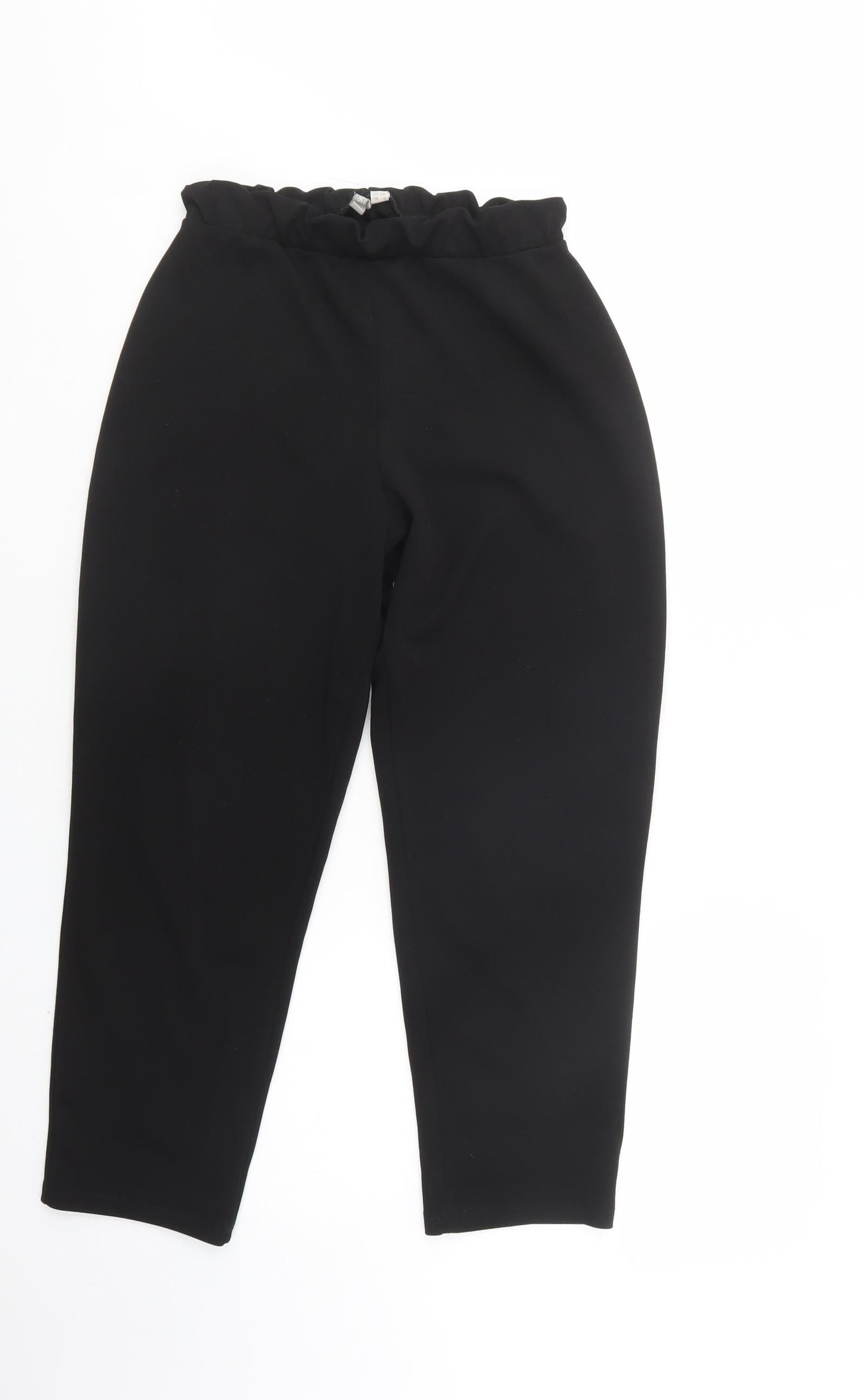 Womens UK Size 8 ASOS Regular Fit Dress Pants Black Trousers