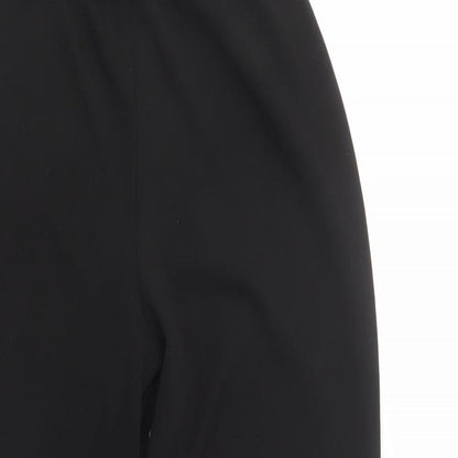 Womens UK Size 8 ASOS Regular Fit Dress Pants Black Trousers