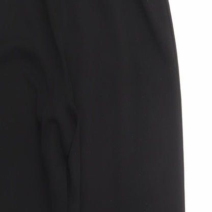 Womens UK Size 8 ASOS Regular Fit Dress Pants Black Trousers