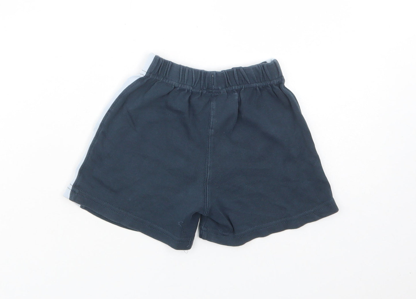 JoJo Maman Bébé Boys Blue  Cotton Sweat Shorts Size 3-4 Years  Regular