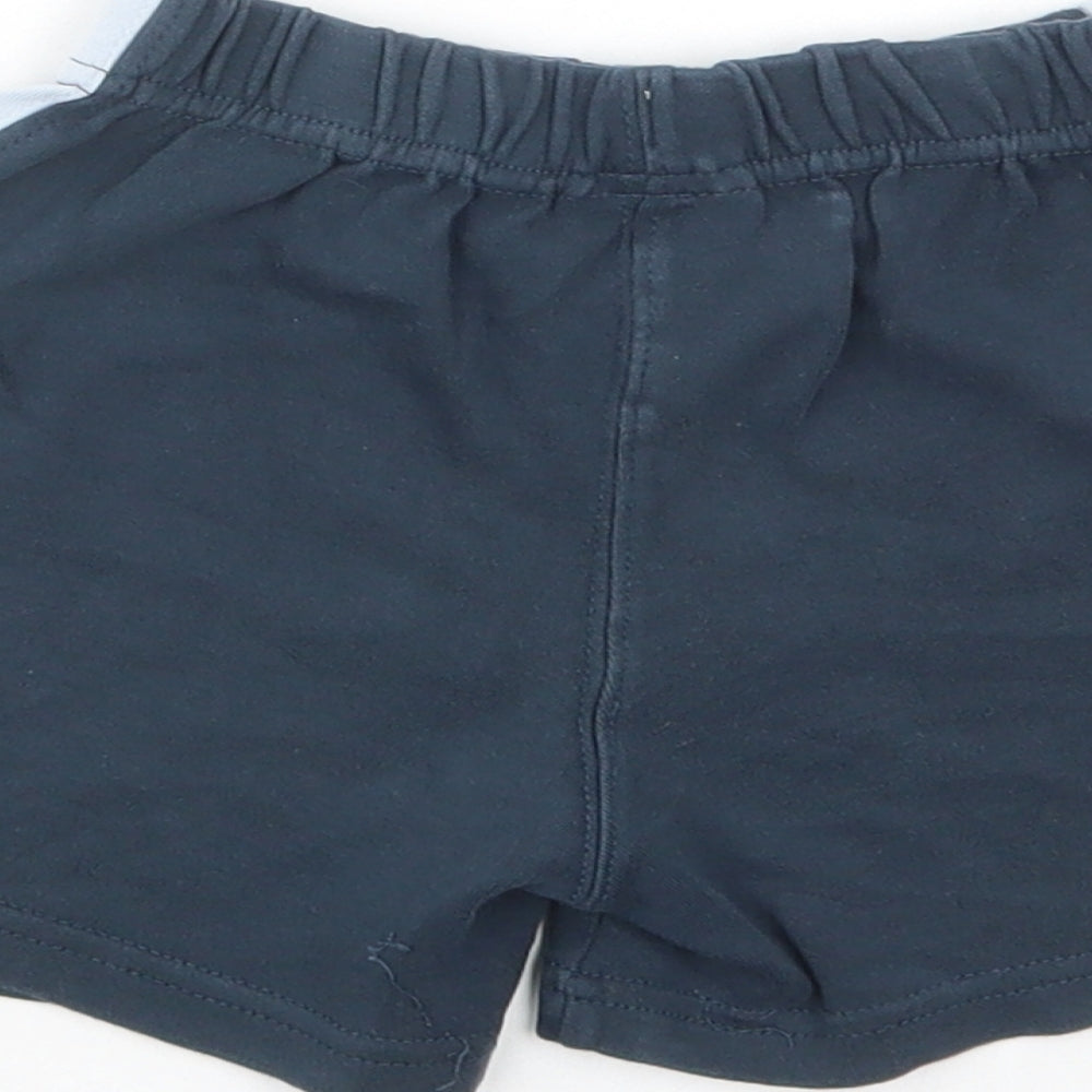 JoJo Maman Bébé Boys Blue  Cotton Sweat Shorts Size 3-4 Years  Regular