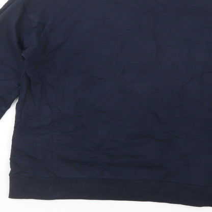 H&M Womens Blue  Cotton Pullover Sweatshirt Size XS  Pullover