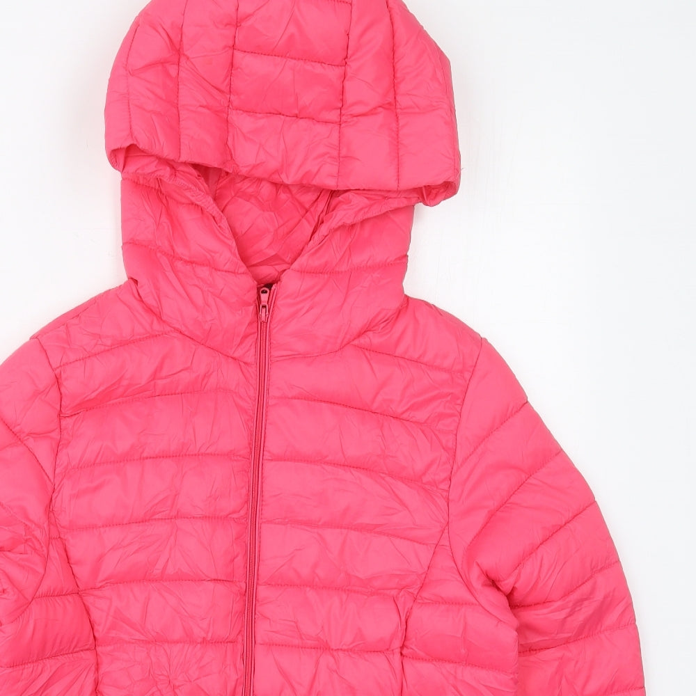 Dunnes Womens Pink   Jacket Coat Size S  Zip