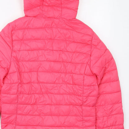 Dunnes Womens Pink   Jacket Coat Size S  Zip