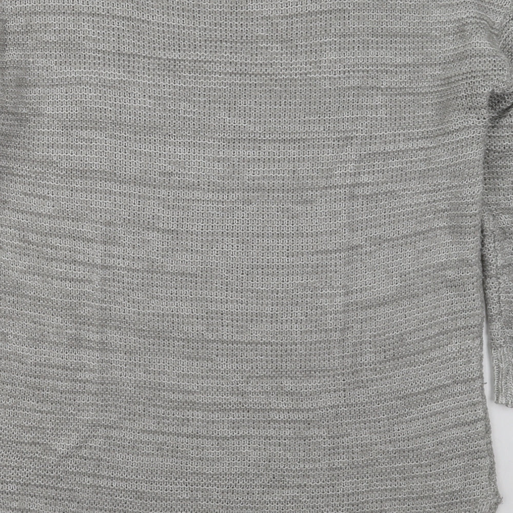 Womens UK Size M Papaya Grey Pullover Jumper
