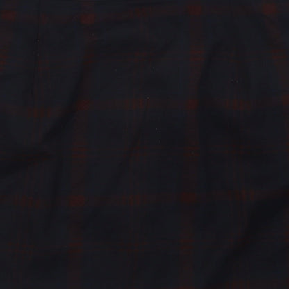 Dorothy Perkins Womens Blue Check Polyacrylate Fibre A-Line Skirt Size 8   Zip