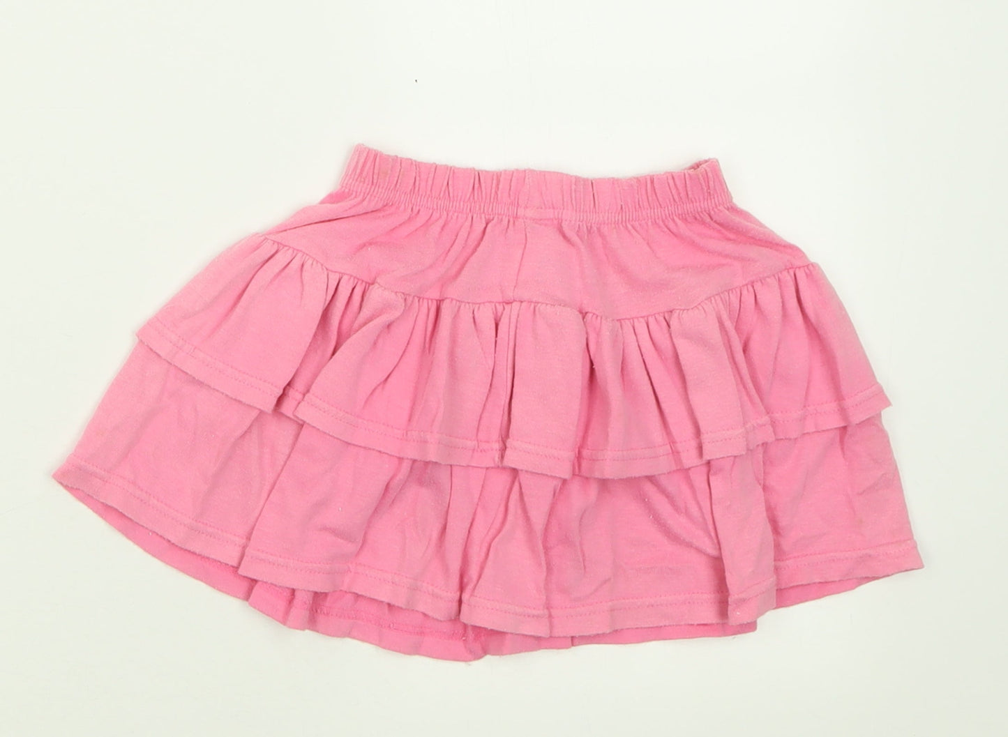 Adams Girls Pink  Polyester A-Line Skirt Size 2 Years  Regular Pull On