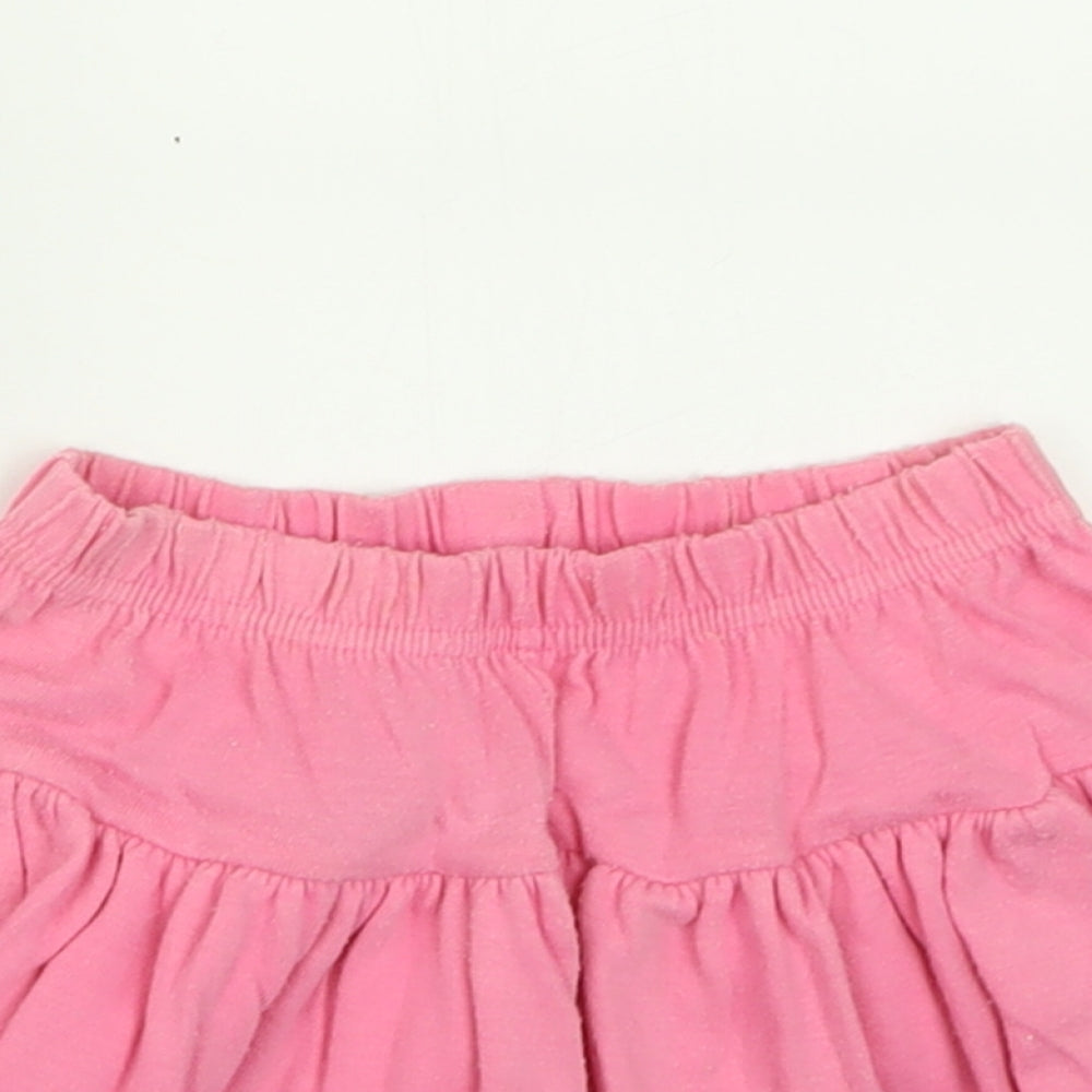 Adams Girls Pink  Polyester A-Line Skirt Size 2 Years  Regular Pull On