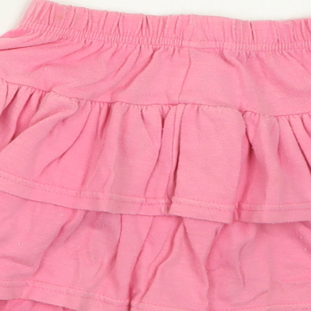 Adams Girls Pink  Polyester A-Line Skirt Size 2 Years  Regular Pull On