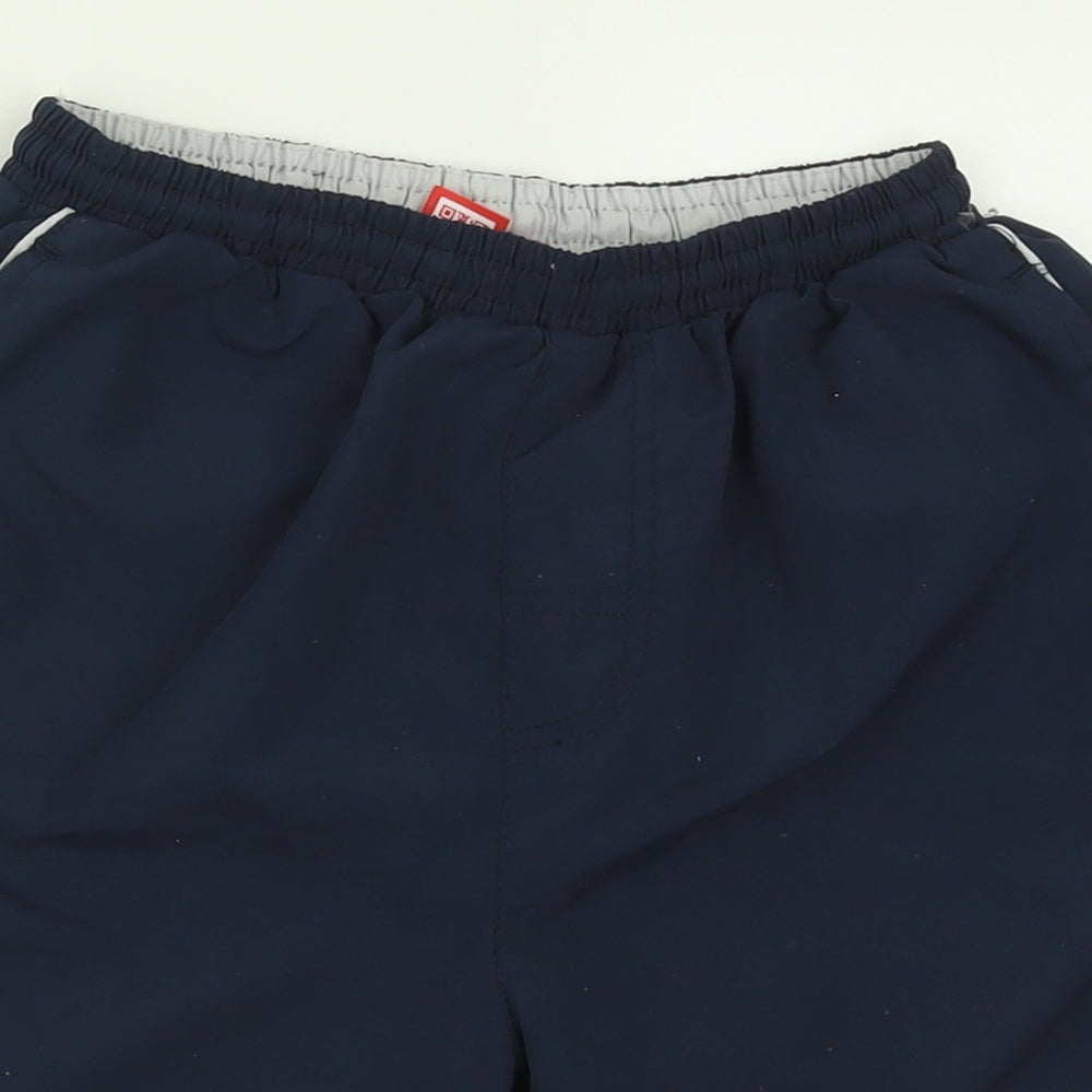 Slazenger Boys Blue  Polyester Sweat Shorts Size 13 Years  Regular Tie