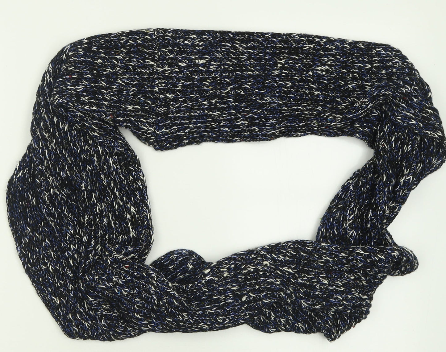 New Look Mens Blue  Acrylic Square Scarf Scarf One Size