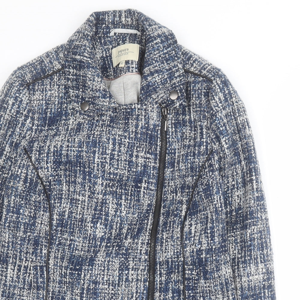 Matalan Womens Blue   Jacket  Size 12  Zip
