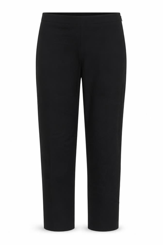Womens UK Size 10 Artigiano Regular Fit Carrot Black Trousers