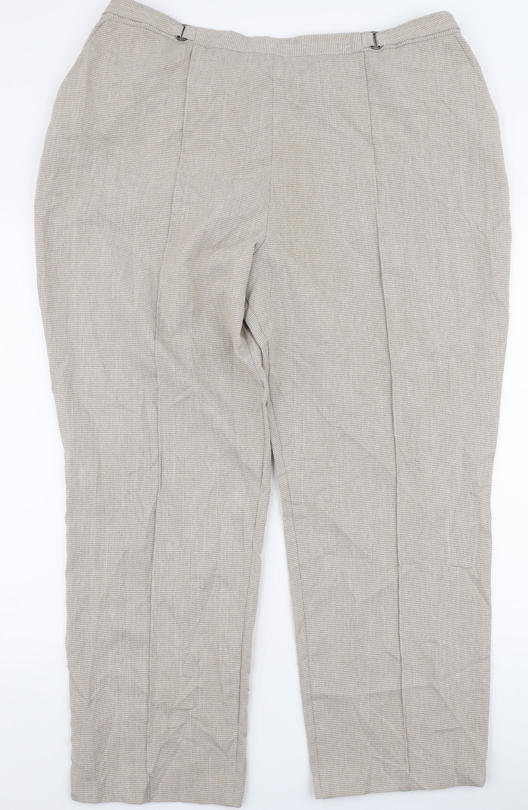 Womens UK Size 20 Marks and Spencer Regular Fit  Beige Trousers