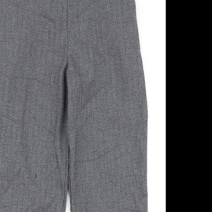 Autonomy Womens Grey  Polyester Dress Pants Trousers Size 12 L25 in Regular