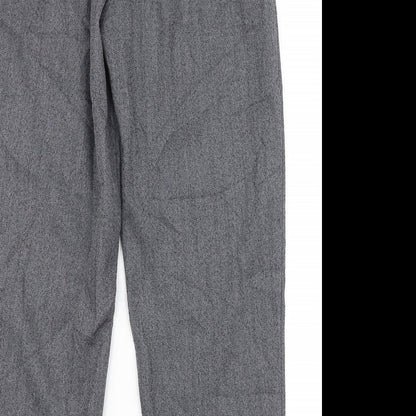 Autonomy Womens Grey  Polyester Dress Pants Trousers Size 12 L25 in Regular