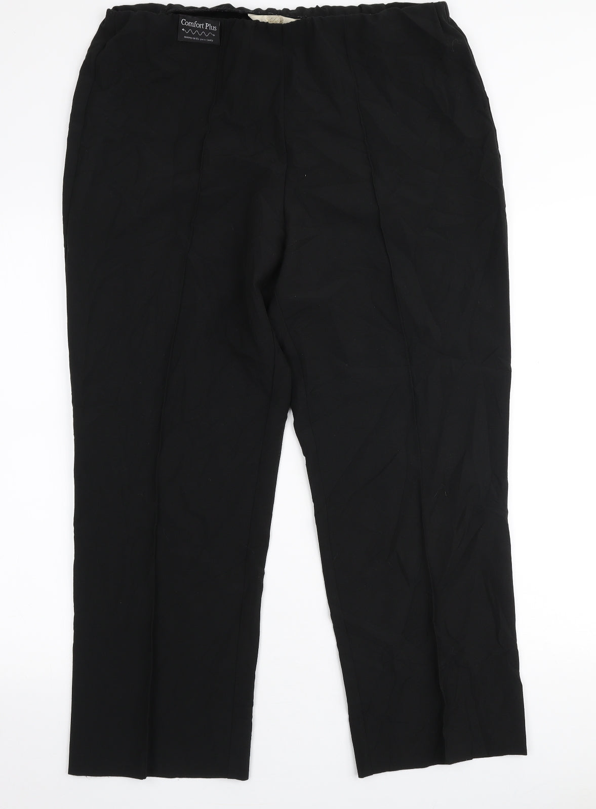 Womens UK Size 16 Vida Vi Regular Fit  Black Trousers