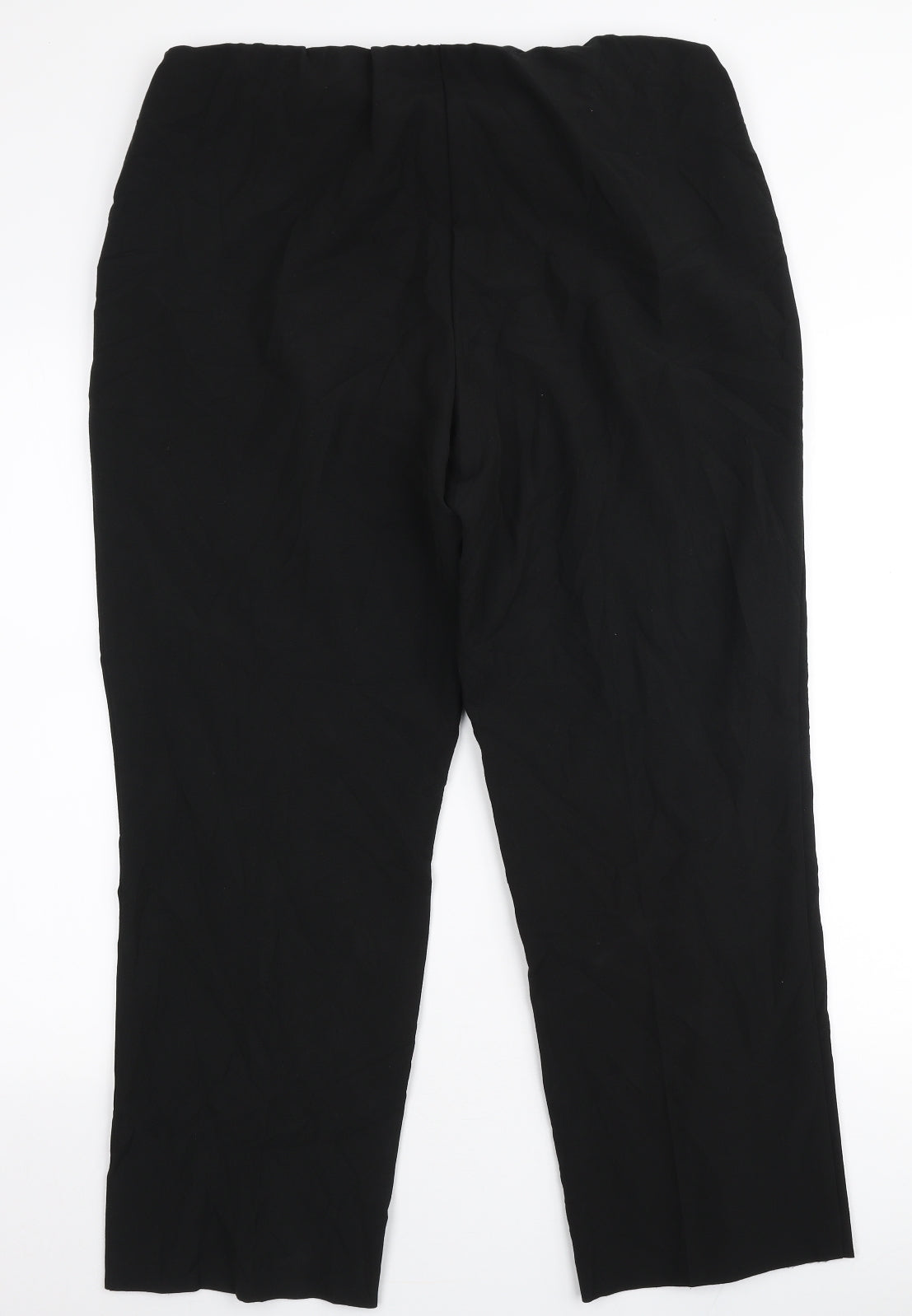 Womens UK Size 16 Vida Vi Regular Fit  Black Trousers