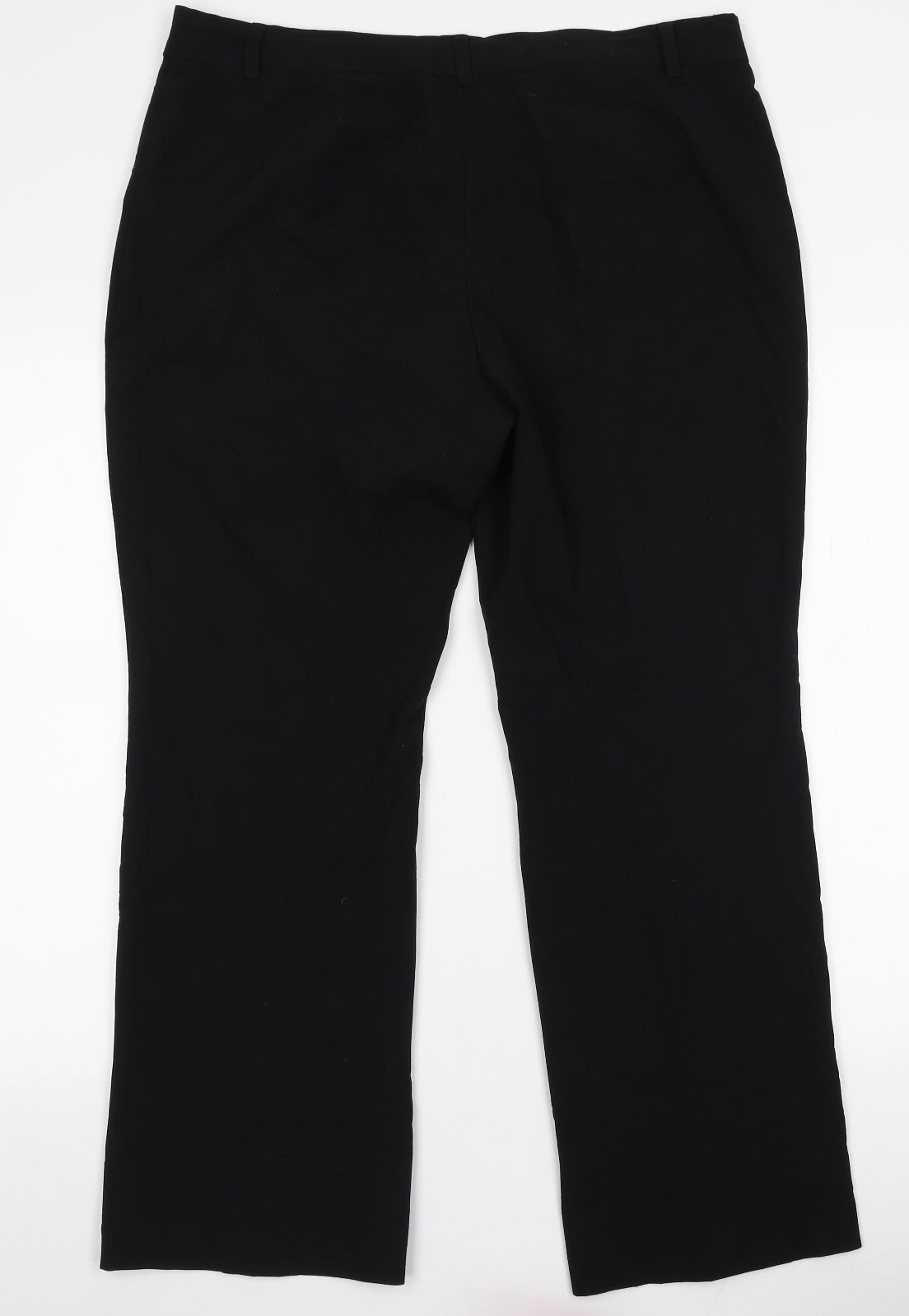 Womens UK Size 16 Marks and Spencer Regular Fit  Black Trousers