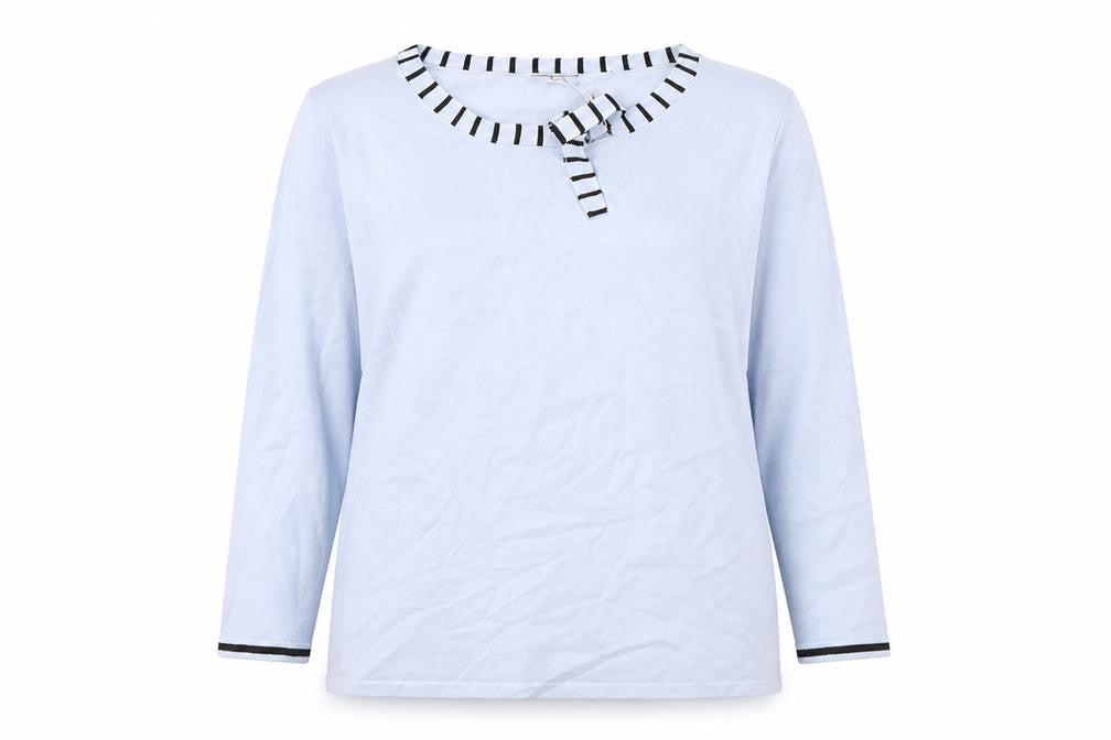 Womens UK Size 20 M&Co Blue Pullover Jumper