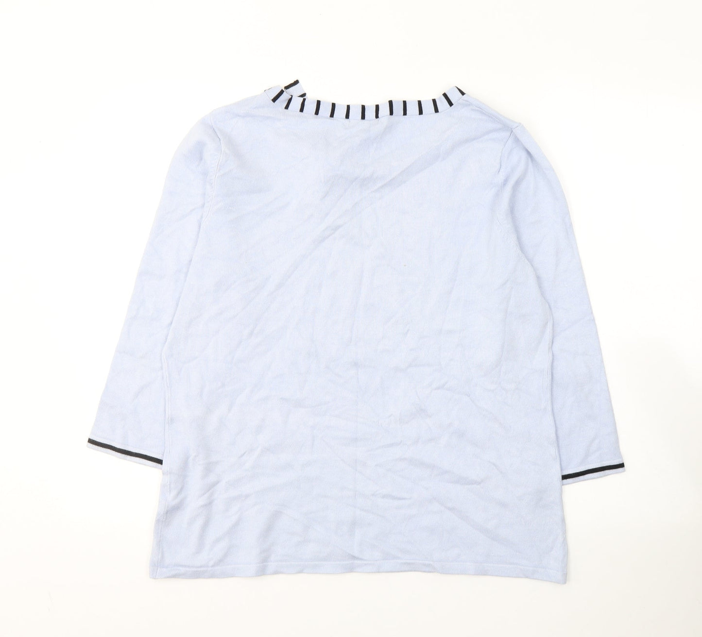 Womens UK Size 20 M&Co Blue Pullover Jumper