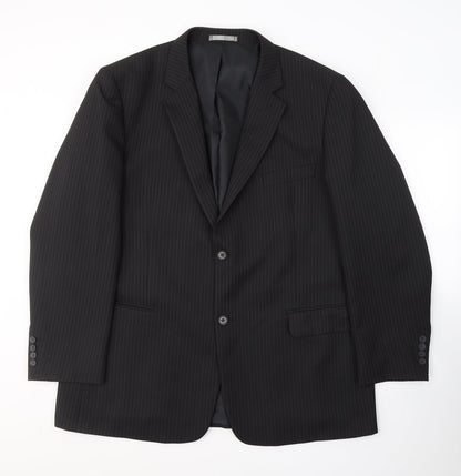 Mens UK Size XL Taylor & Wright Regular Black Suit Jacket