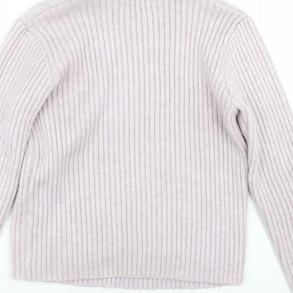 Primark Womens Purple Roll Neck  Polyester Pullover Jumper Size 10