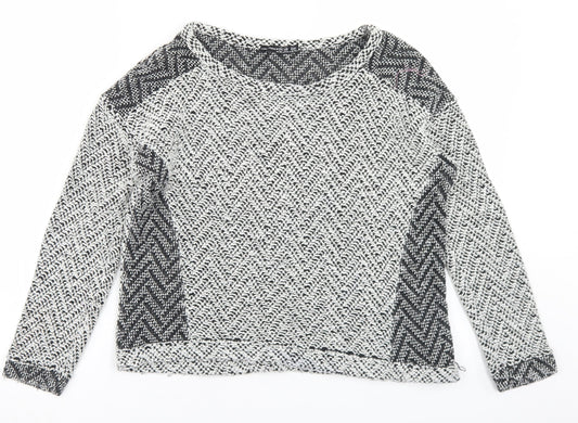 Womens UK Size 10 Atmosphere Grey Basic T-Shirt