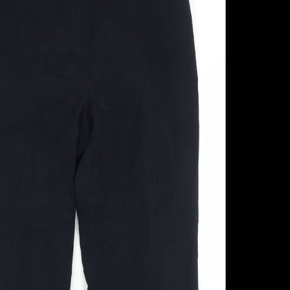 Womens UK Size 12 Preworn Regular Fit Dress Pants Blue Trousers