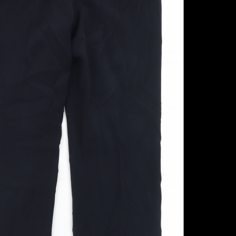 Womens UK Size 12 Preworn Regular Fit Dress Pants Blue Trousers