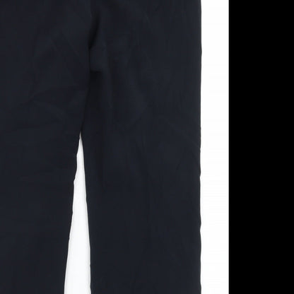 Womens UK Size 12 Preworn Regular Fit Dress Pants Blue Trousers